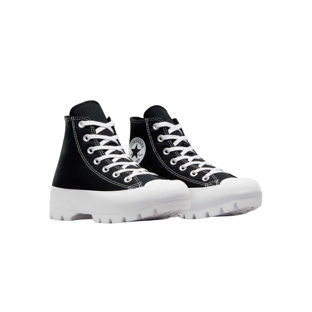 Tenis Converse de Plataforma Lugged Blancos en Bota de Lona para Mujer