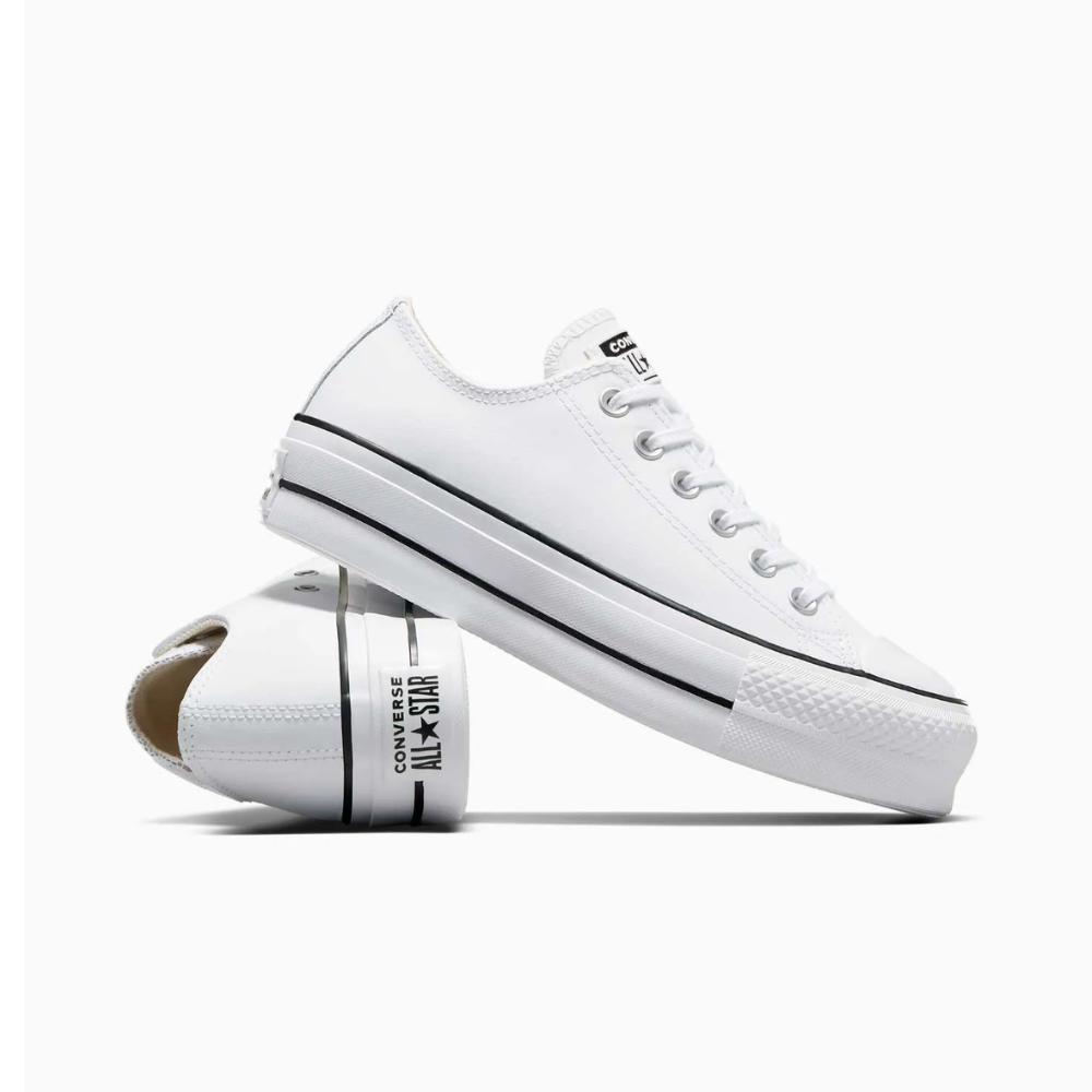 Tenis Converse de Plataforma Lift en Choclo de Piel Mujer