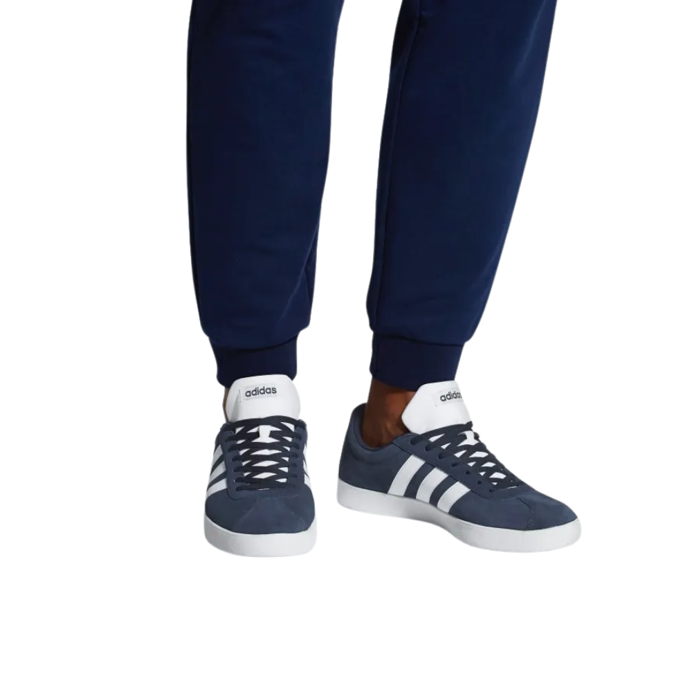 Tenis adidas Vl Court 2.0 Piel Gamuza 100% Original