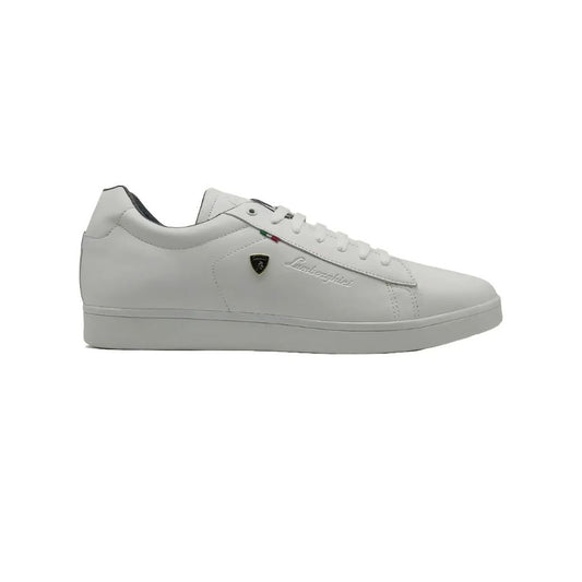 Tenis Caballero Sneakers Casual Lamborghini 7785 Negro Blanco