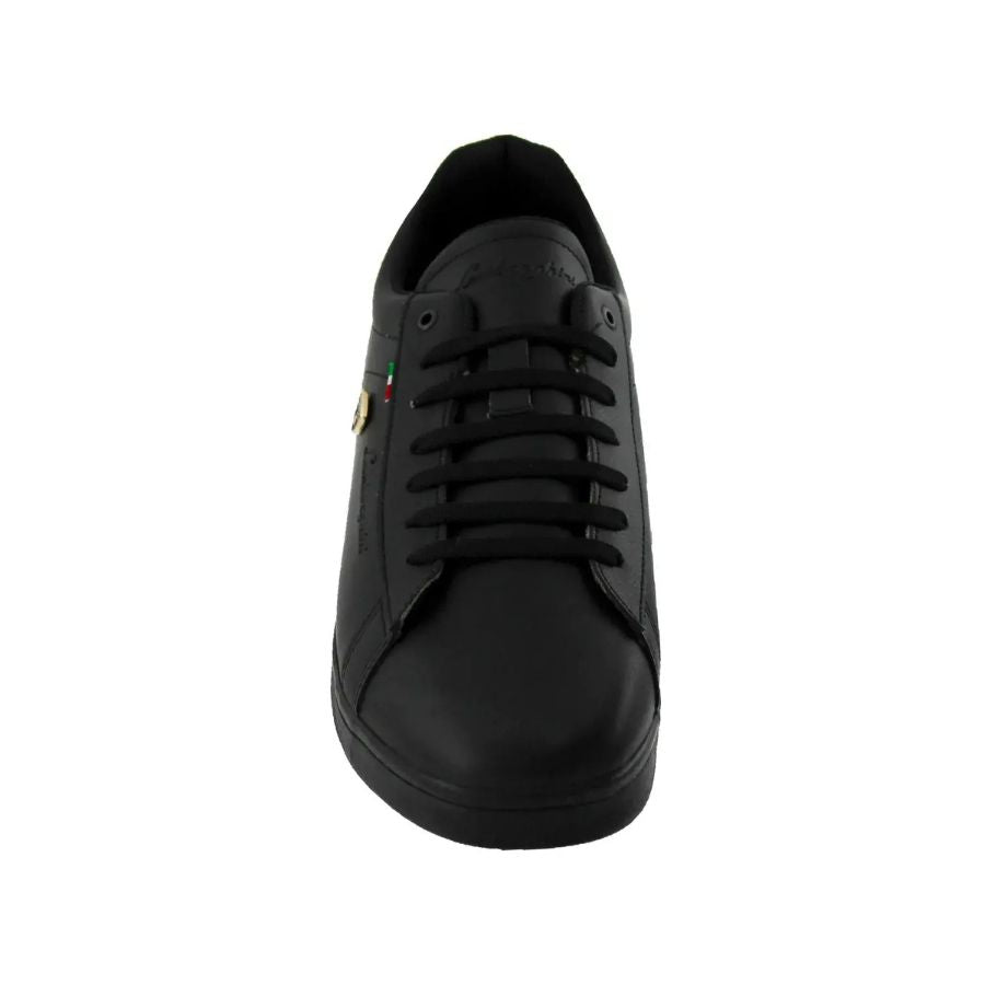 Tenis Caballero Sneakers Casual Lamborghini 7785 Negro Blanco