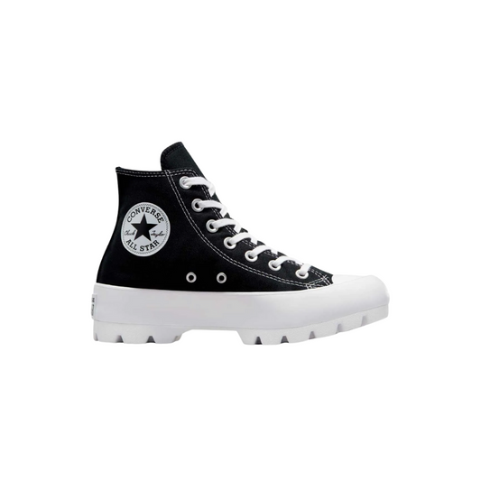 Tenis Converse de Plataforma Lugged Blancos en Bota de Lona para Mujer