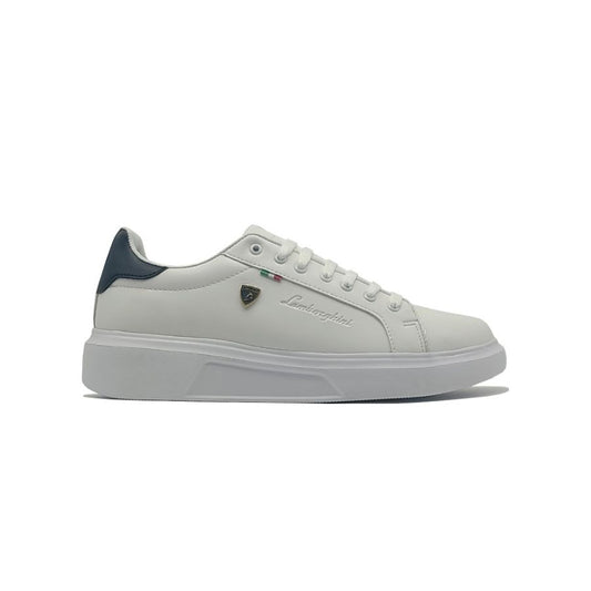 Tenis Caballero Sneakers Casual Lamborghini 7784 Negro Blanco