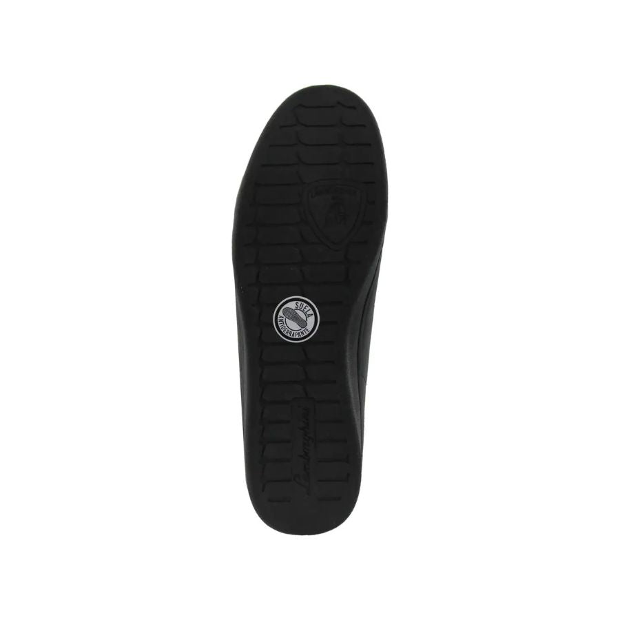 Tenis Caballero Sneakers Casual Lamborghini 7785 Negro Blanco
