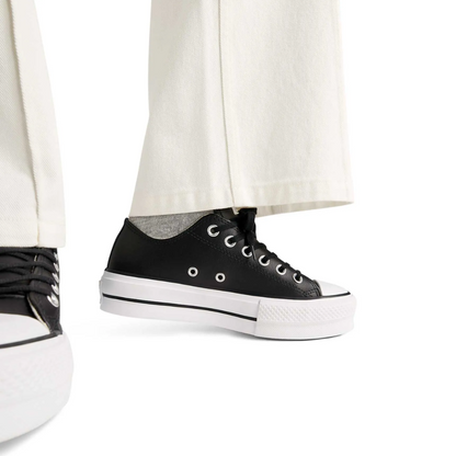 Tenis Converse de Plataforma Lift en Choclo de Piel Mujer