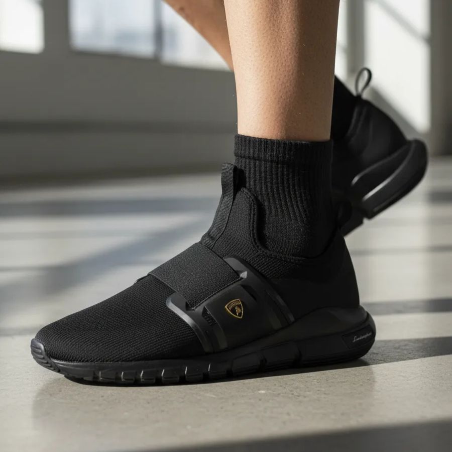 Tenis Lamborghini Caballero Casual 175126 Negro