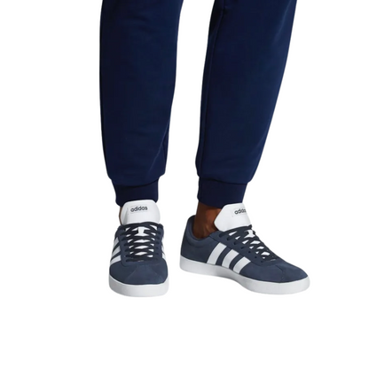 Tenis adidas Vl Court 2.0 Piel Gamuza 100% Original