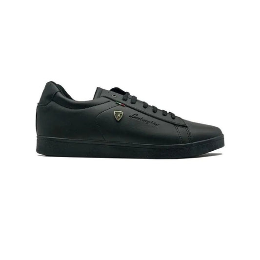 Tenis Caballero Sneakers Casual Lamborghini 7785 Negro Blanco