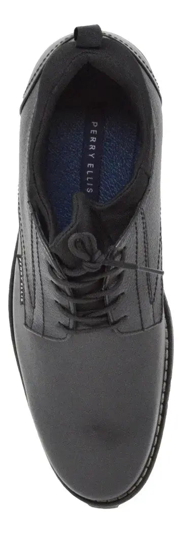 Zapato Choclo Derby Casual Perry Ellis 1026 Negro Caballero